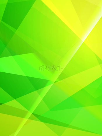 黄绿渐变矢量几何背景