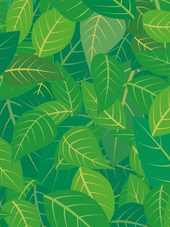 传统 欧式俄式花卉底图底纹  图案背景贴图 绿色树叶底纹.
