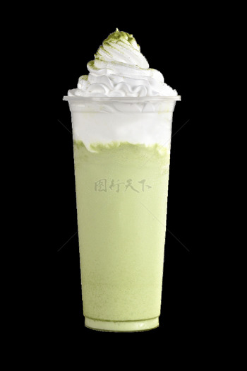 奶油質(zhì)地健康手工抹茶奶昔飲品