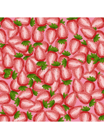 草莓油画笔触满铺底纹.